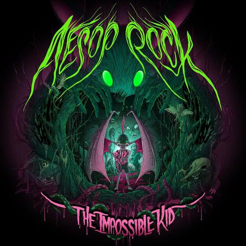 Aesop Rock - The Impossible Kid (2LP - Neon Green/Pink Colored Vinyl + Download Card)