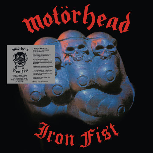 Motörhead – Iron Fist 3LP Deluxe Edition (40th Anniversary)