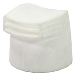 White cap with wide nozzle for super fat lines. 