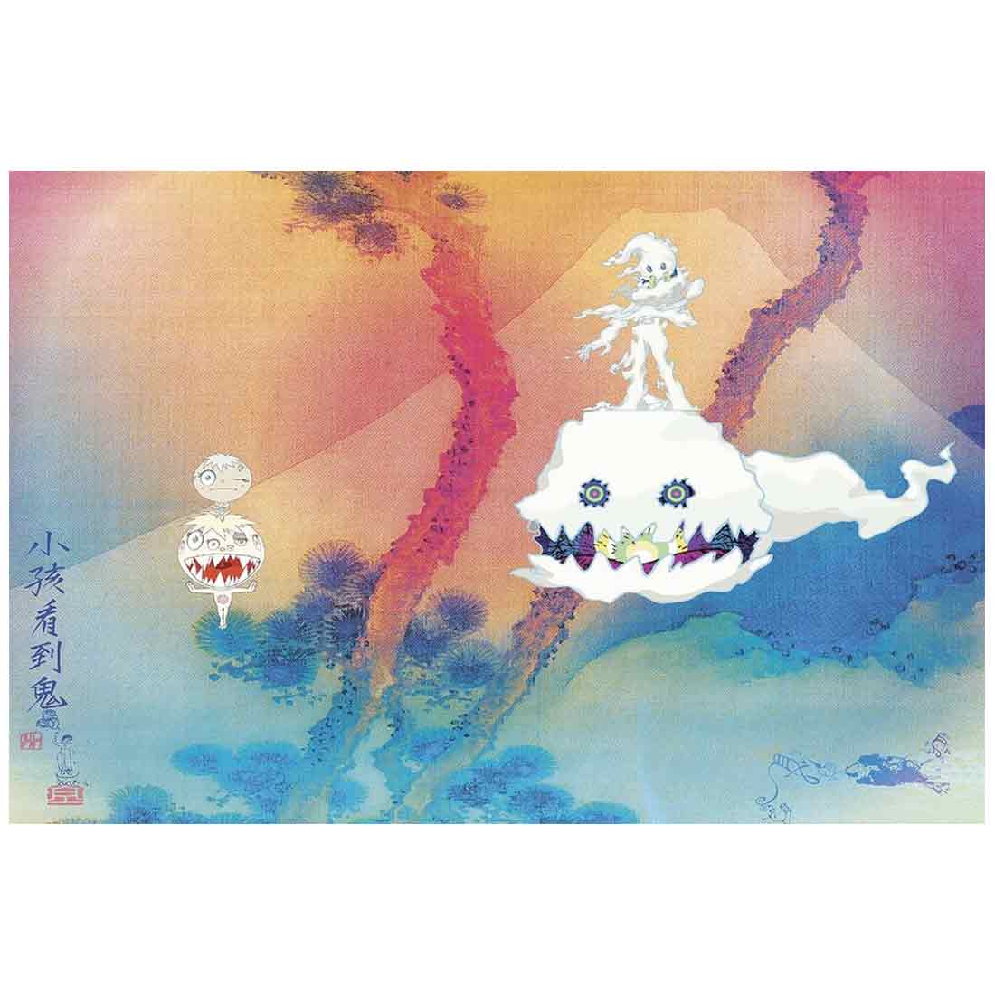 Kids See Ghosts Poster