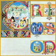 Album cover art for King Crimson's Lizard LP featuring a colorful and intricate design with illustrations and text.