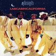 Album cover of 'Pharcyde - Labcabincalifornia 2LP' featuring members of the Pharcyde in white suits against a night sky background.