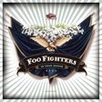  Foo Fighters album cover for 'In Your Honor' featuring a graphic design with an eagle, flowers, and the band's name.